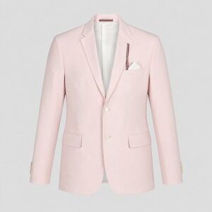Tommy Hilfiger TH Flex Lannister Modern Fit Pink Cotton Stretch Blazer 42R NEW